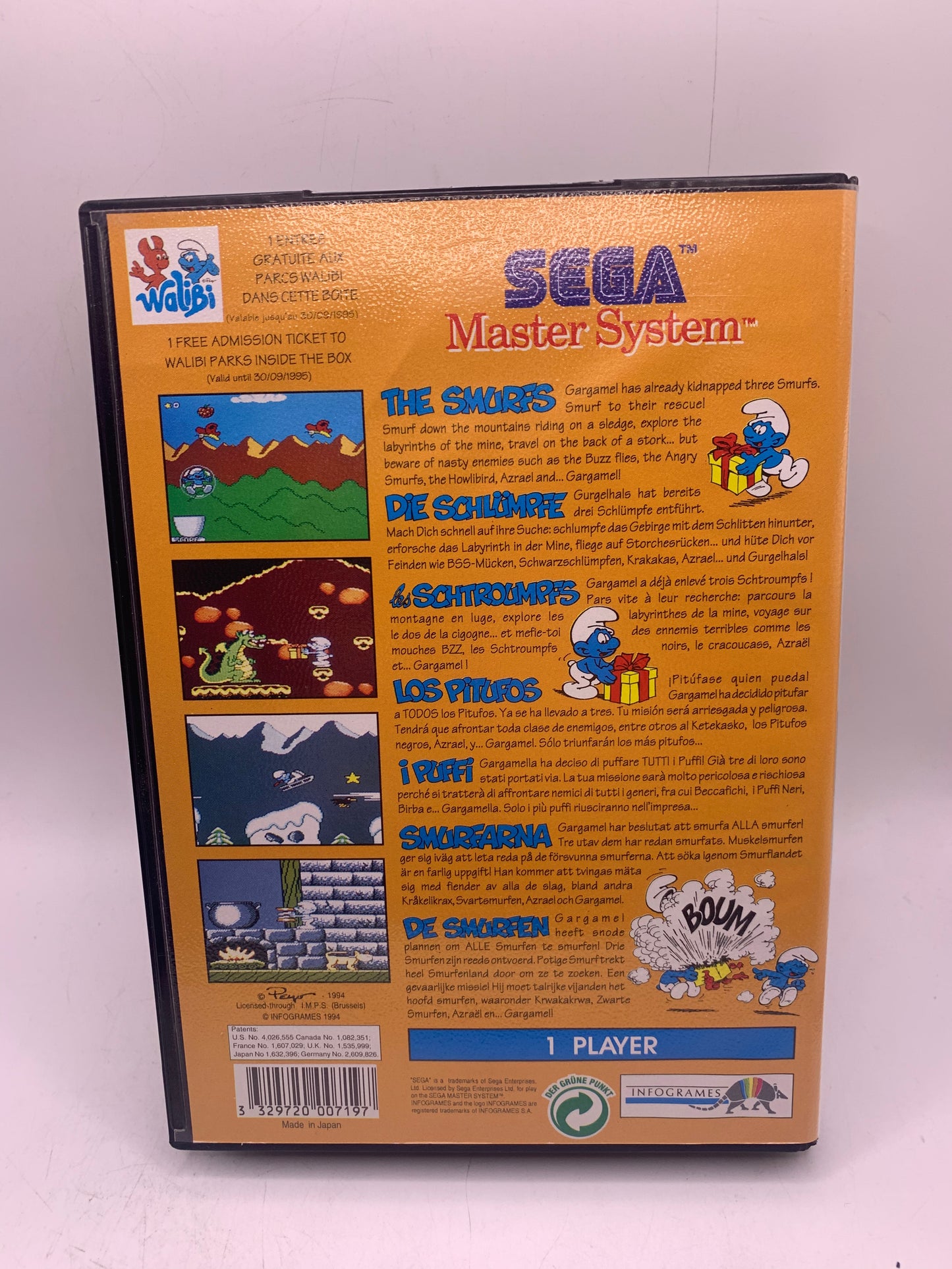 Les Schtroumpfs (The Smurfs) - Sega Master System