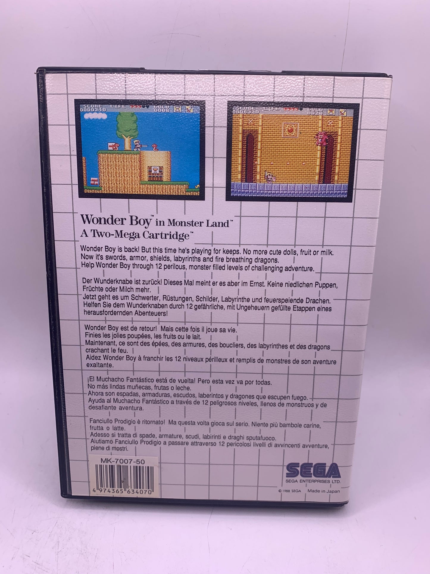 Wonder Boy in Monster Land - Sega Master System