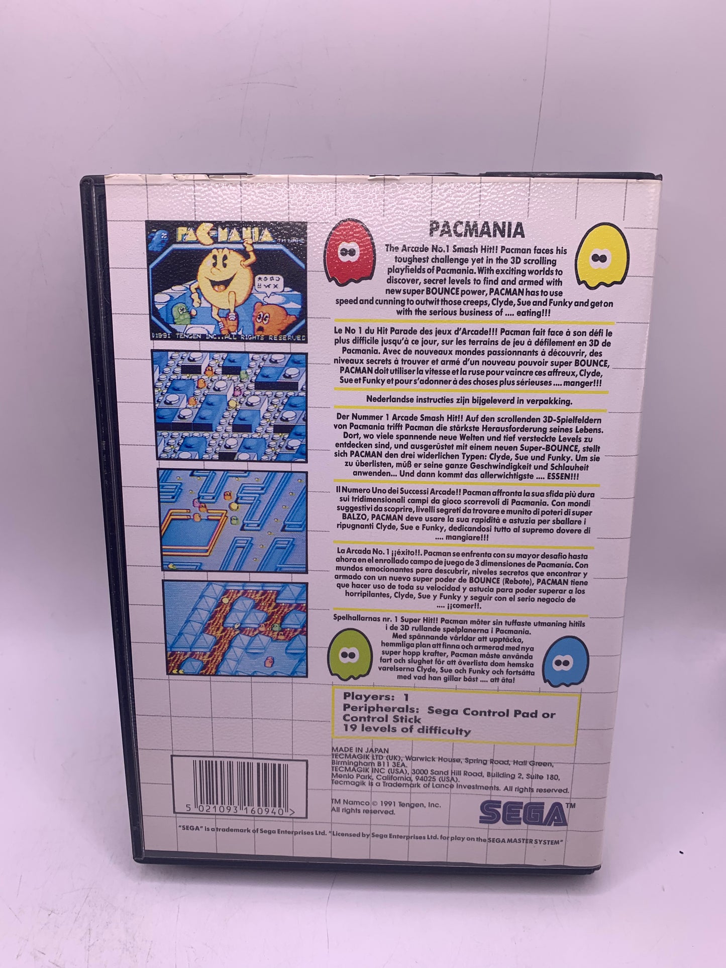 Pac-Mania - Sega Master System