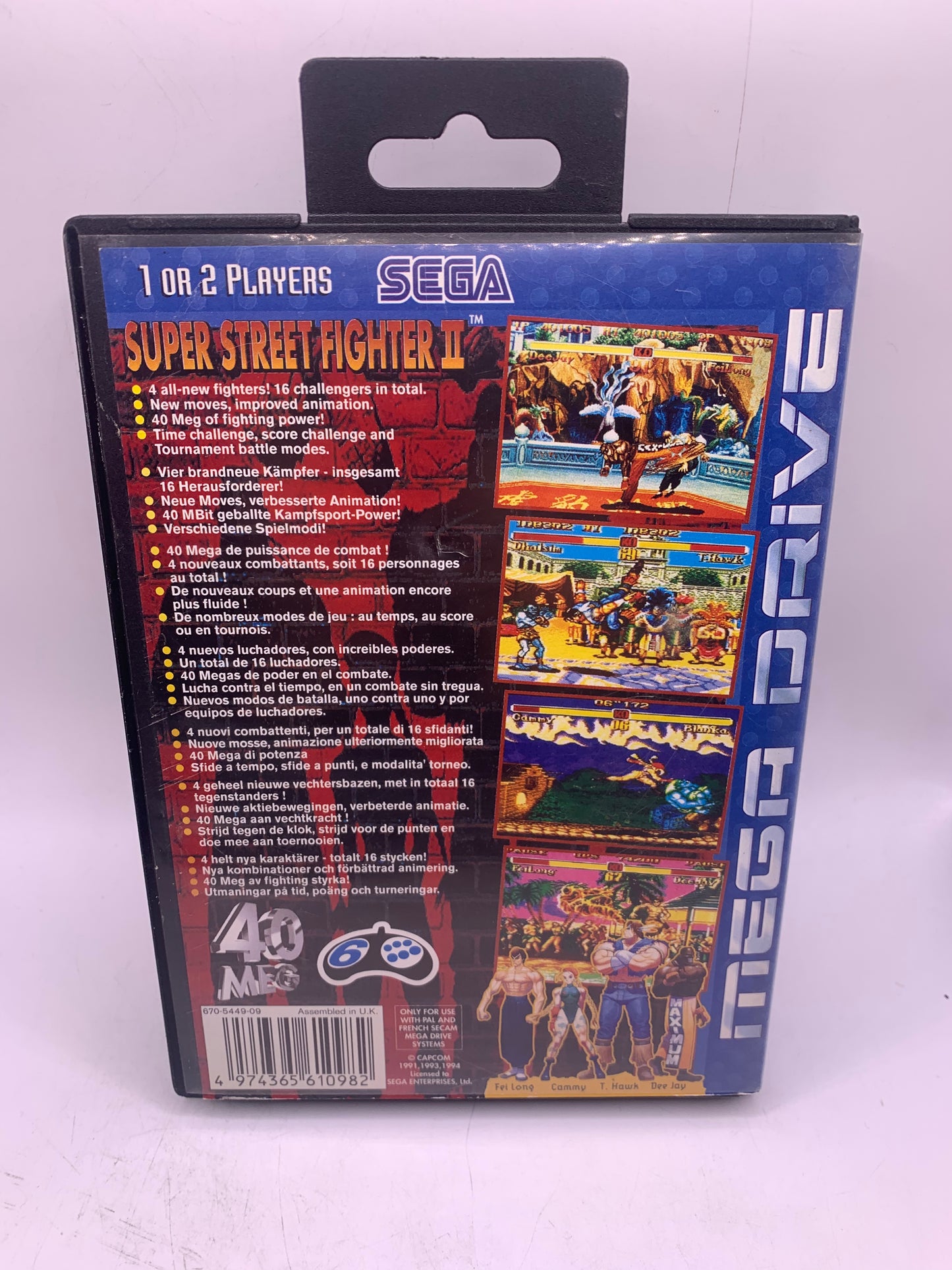 Super Street Fighter II - Sega Mega Drive