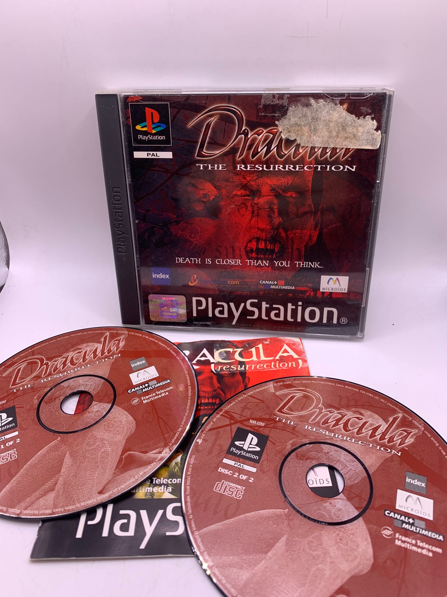 Dracula: The Resurrection (Stickers op case) - PlayStation