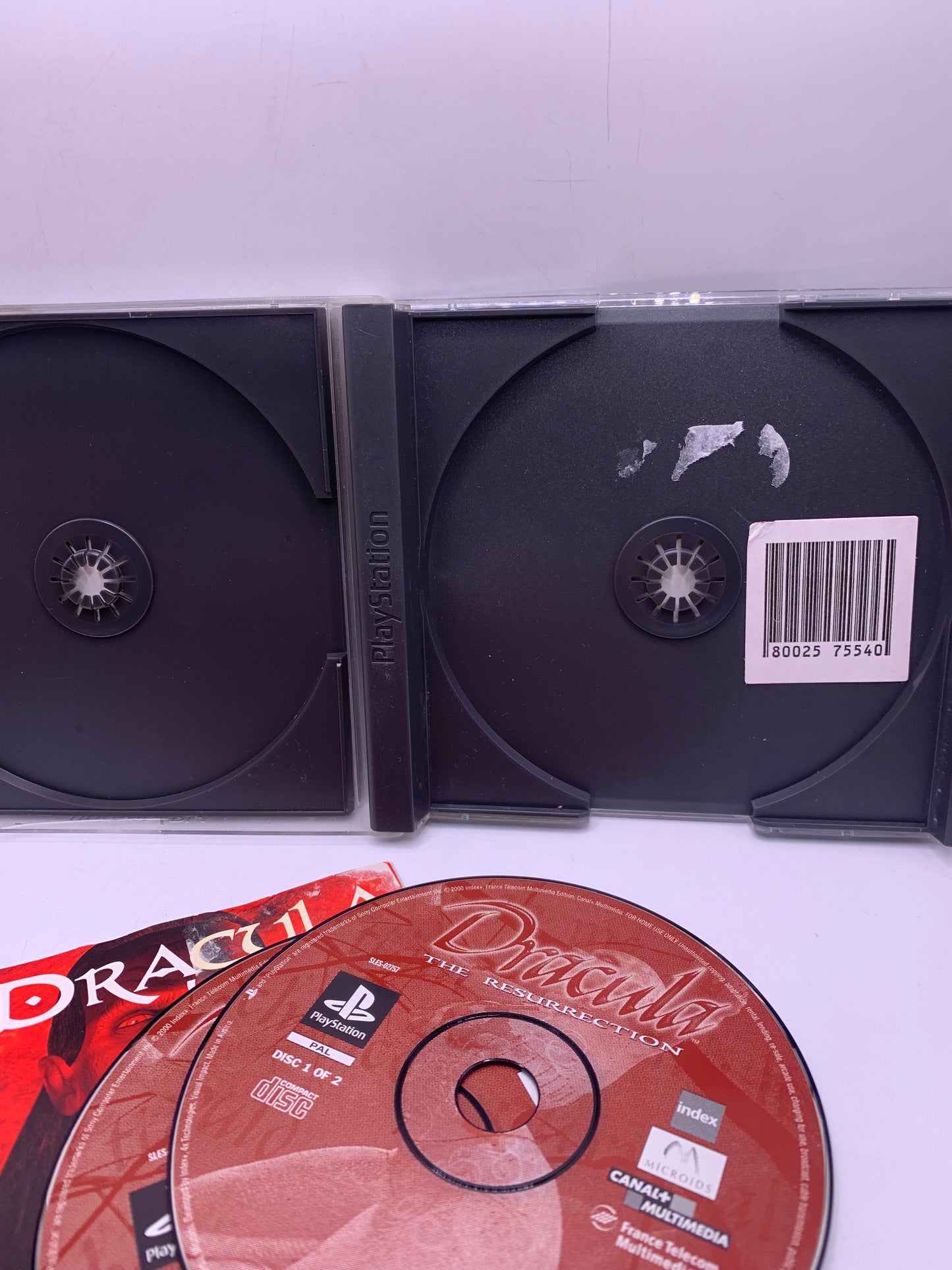 Dracula: The Resurrection (Stickers op case) - PlayStation
