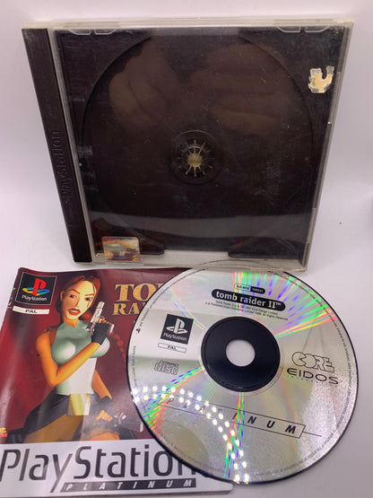 Tomb Raider II (Geen voor cover, case beschadigd) - Playstation