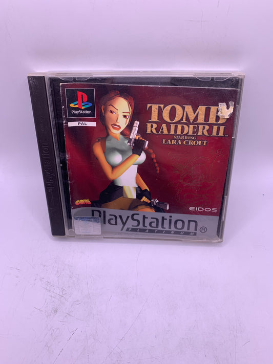 Tomb Raider II (Geen voor cover, case beschadigd) - Playstation