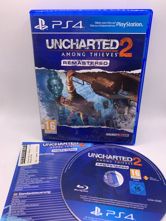Uncharted 2: Among Thieves Remastered (Handleiding sticker) - PlayStation 4