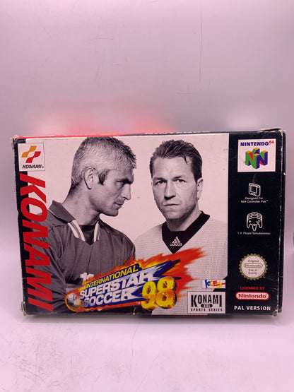 International Superstar Soccer 98 (Boxed, geen handleiding, box gebruikt) - Nintendo 64