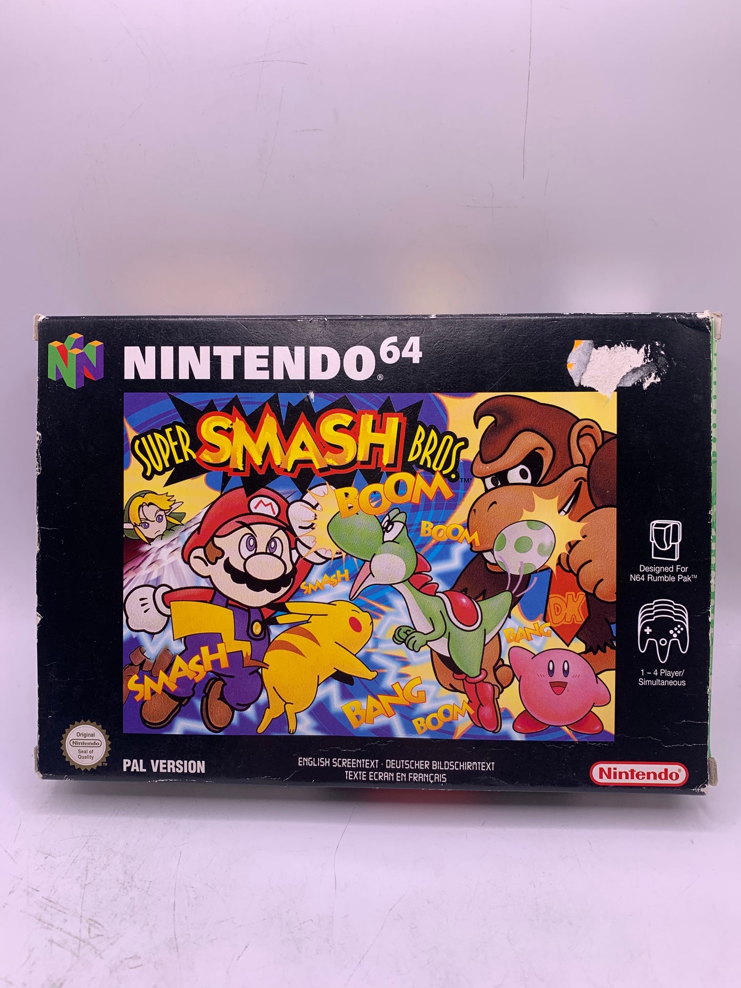 Super Smash Bros (CIB, slechte staat) - Nintendo 64