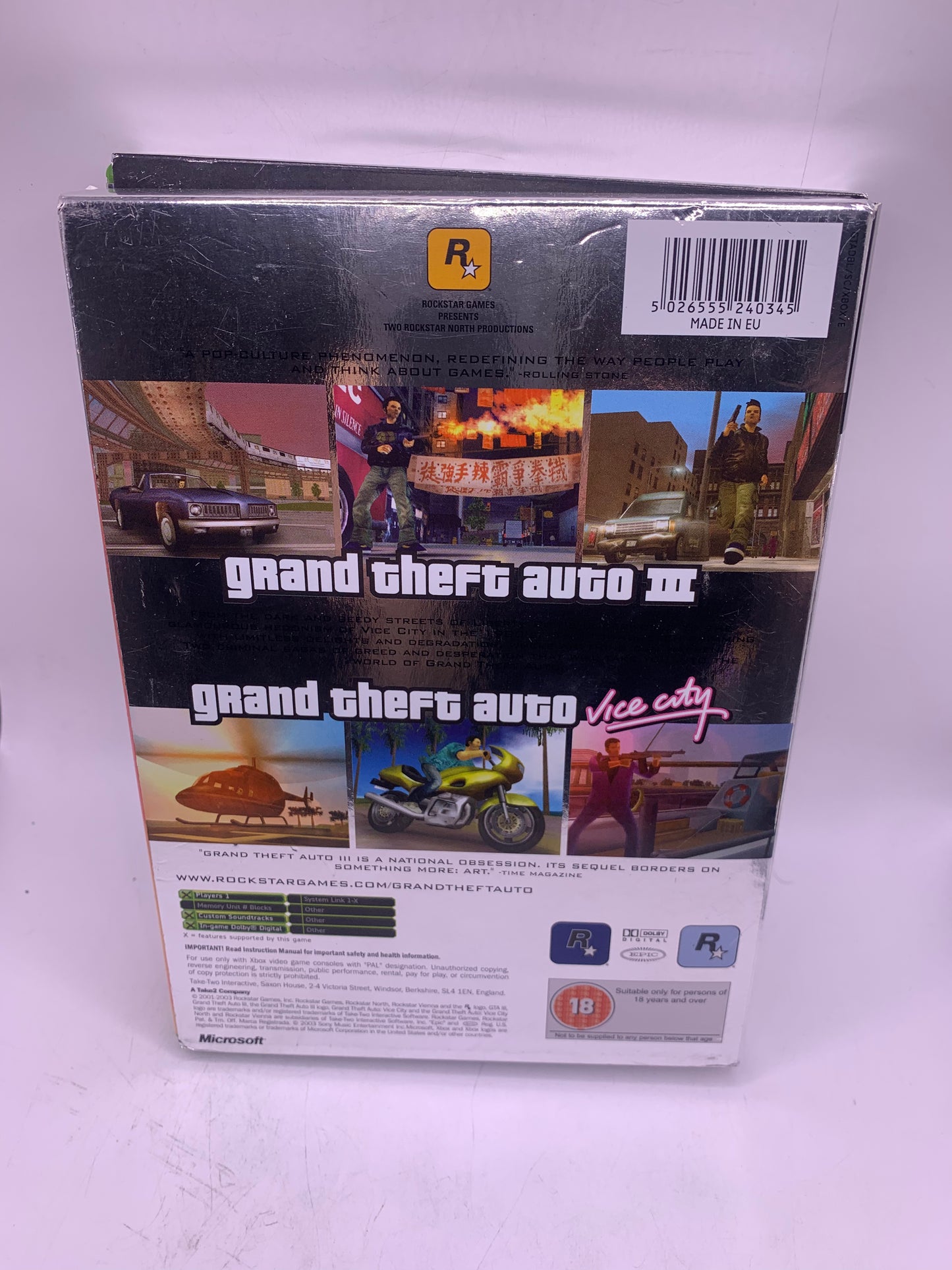 Grand Theft Auto Double Pack - Xbox Original