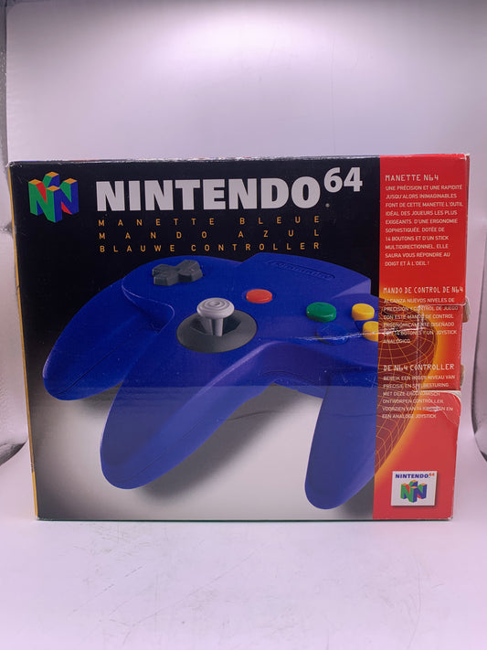 Nintendo 64 Controller Blauw (CIB)