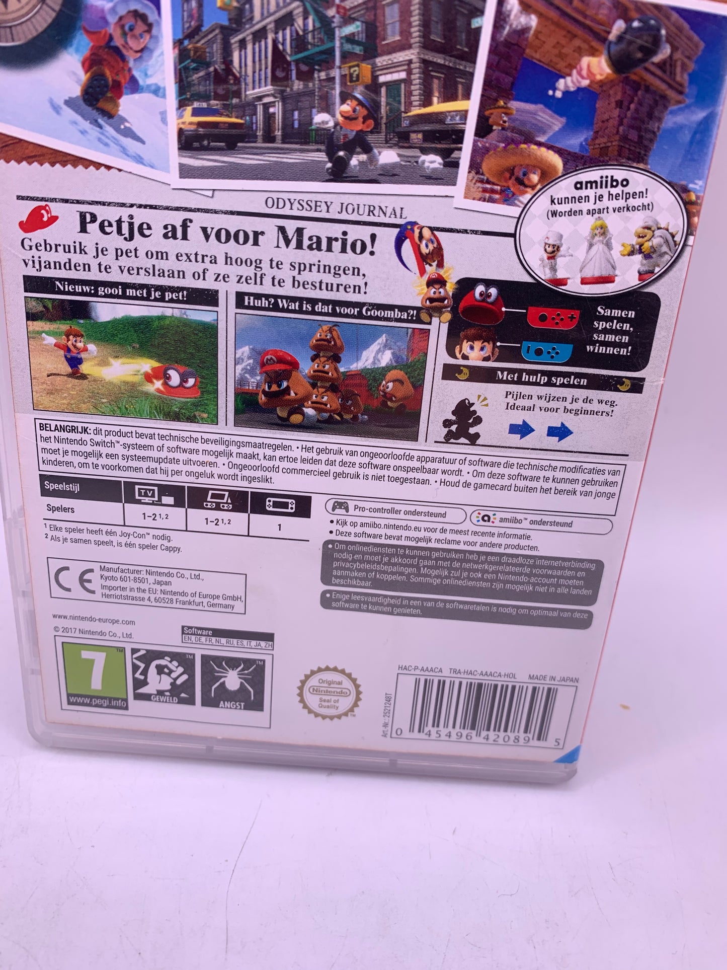 Super Mario Odyssey (Case licht gebruikt) – Nintendo Switch