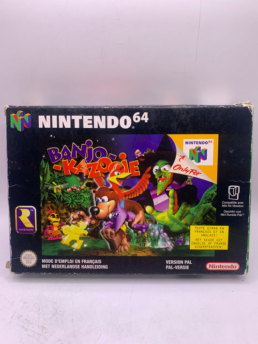 Banjo-Kazooie (CIB, heel licht gebruikt) - Nintendo 64