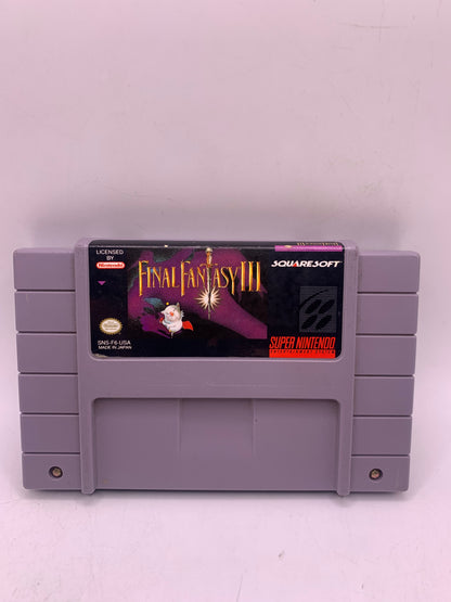 Final Fantasy III (USA, label licht gebruikt) - SNES