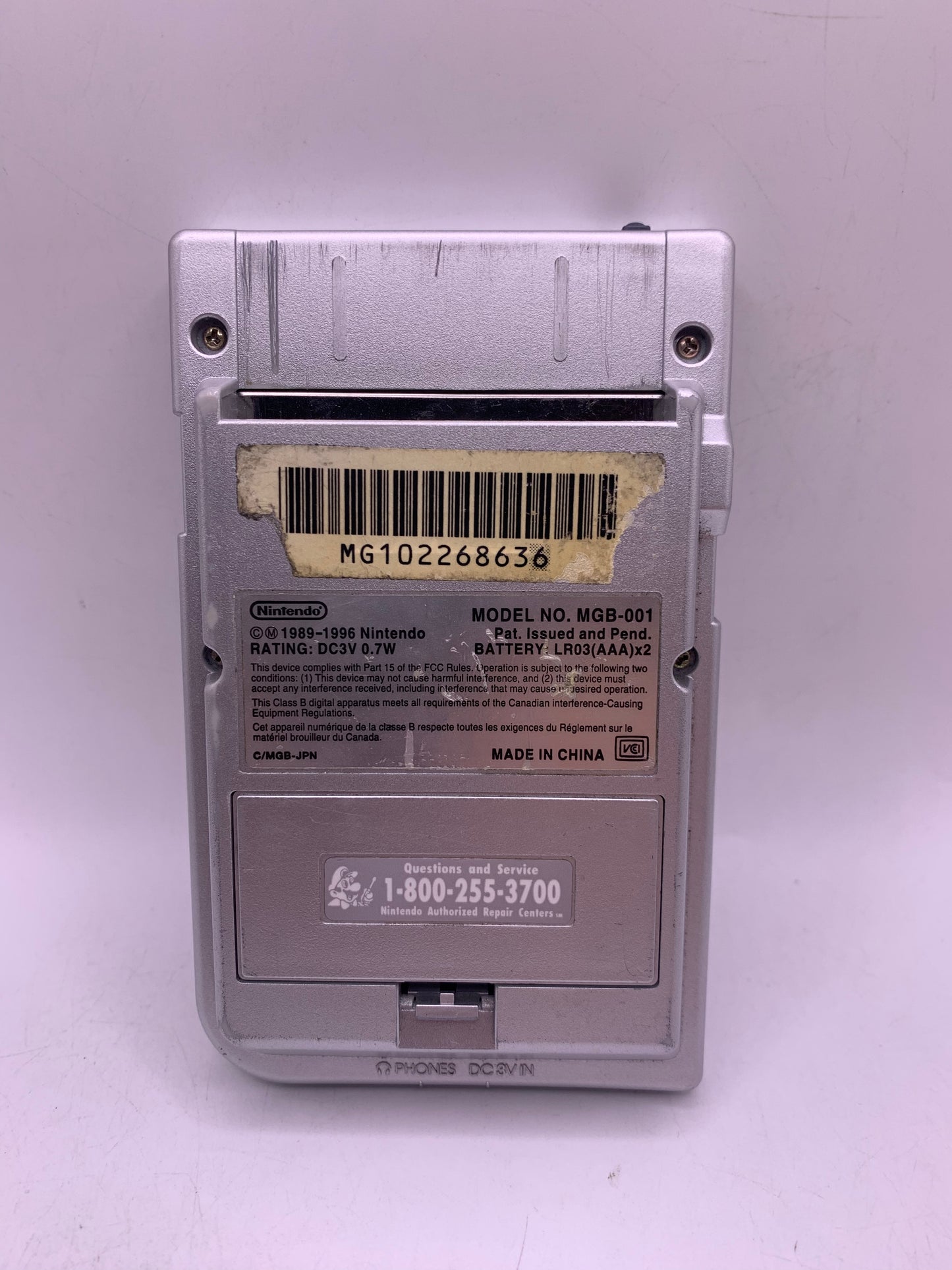 Game Boy Pocket (Silver)