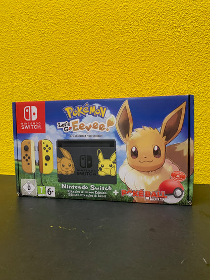 Switch Console Pikachu & Eevee Edition (GEEN GAME/POKÉBALL)