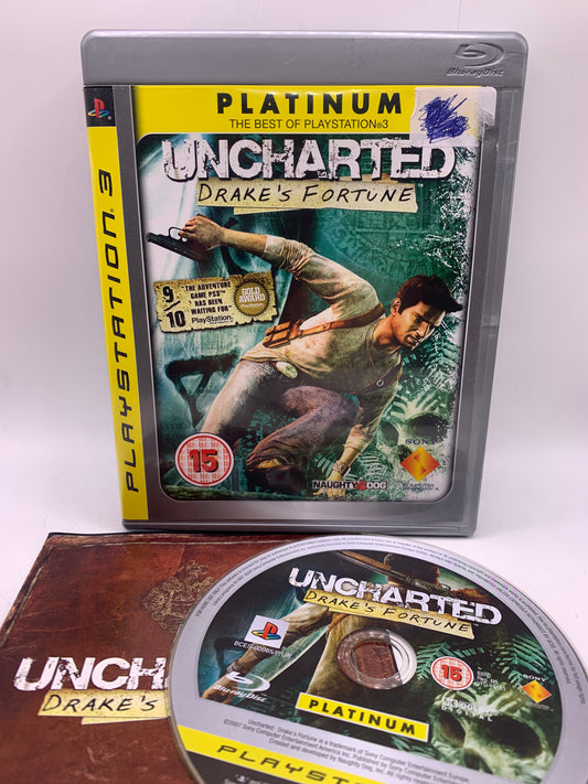 Uncharted: Drake’s Fortune (Platinum, sticker voor) - PlayStation 3