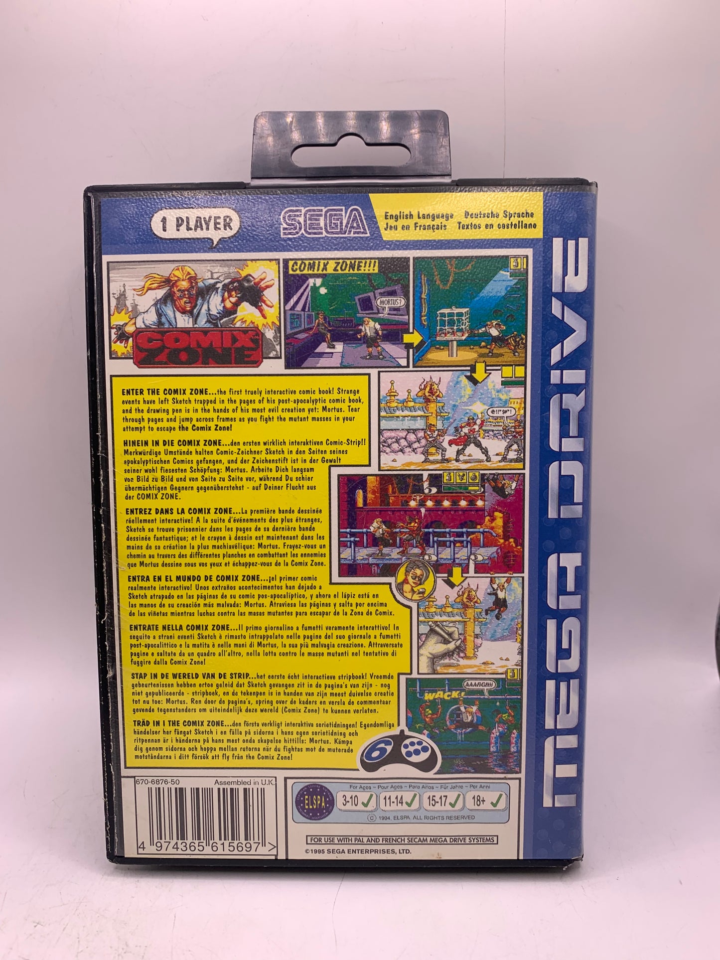 Comix Zone (Geen handleiding) - Sega Mega Drive