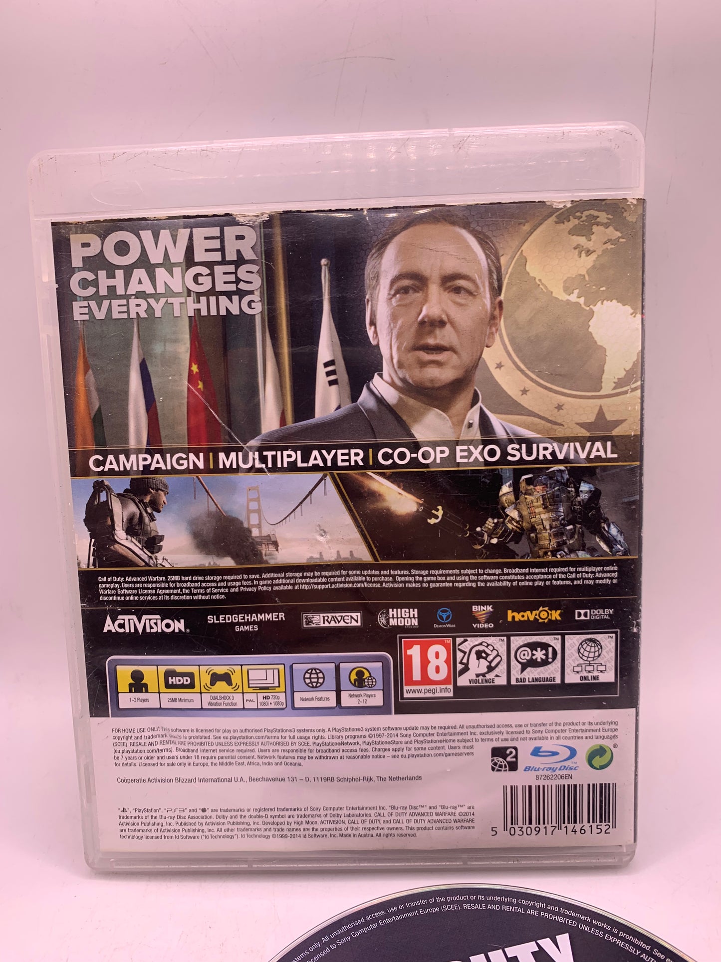 Call of Duty: Advanced Warfare (Cover becshadigd) – PlayStation 3