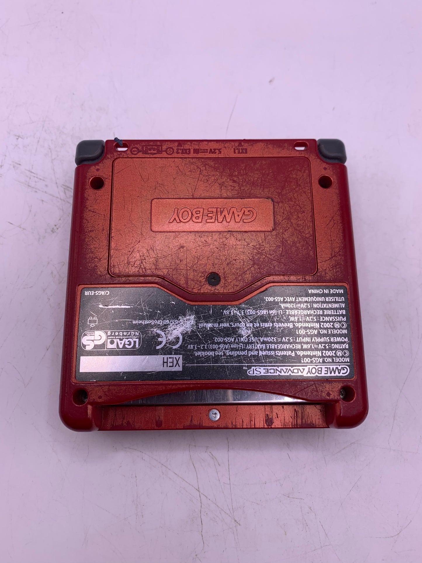 Groudon Gameboy Advance SP (Authenthiek, best bekrast)