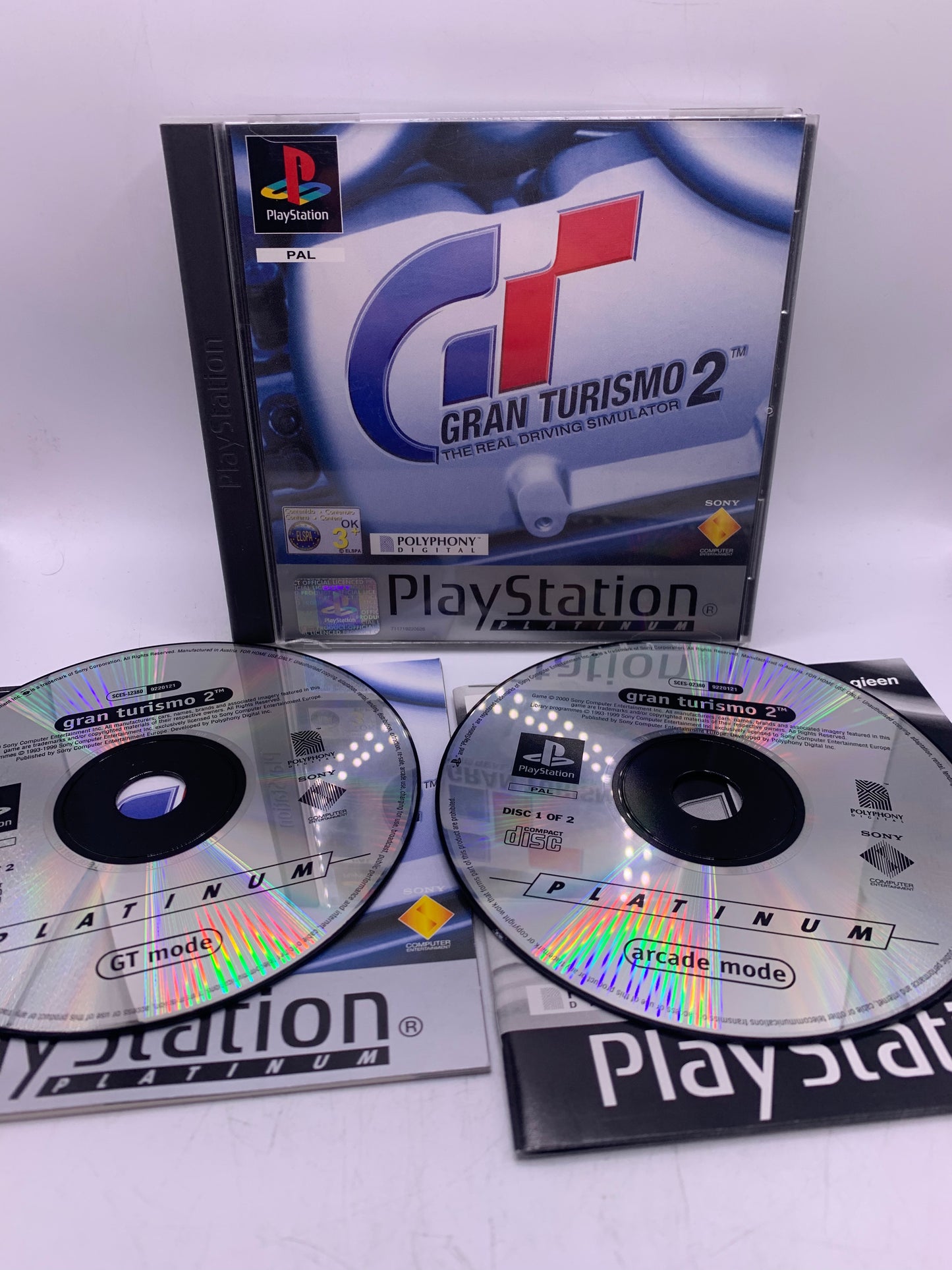 Gran Turismo 2 (Case licht beschadigd, platinum) - PlayStation