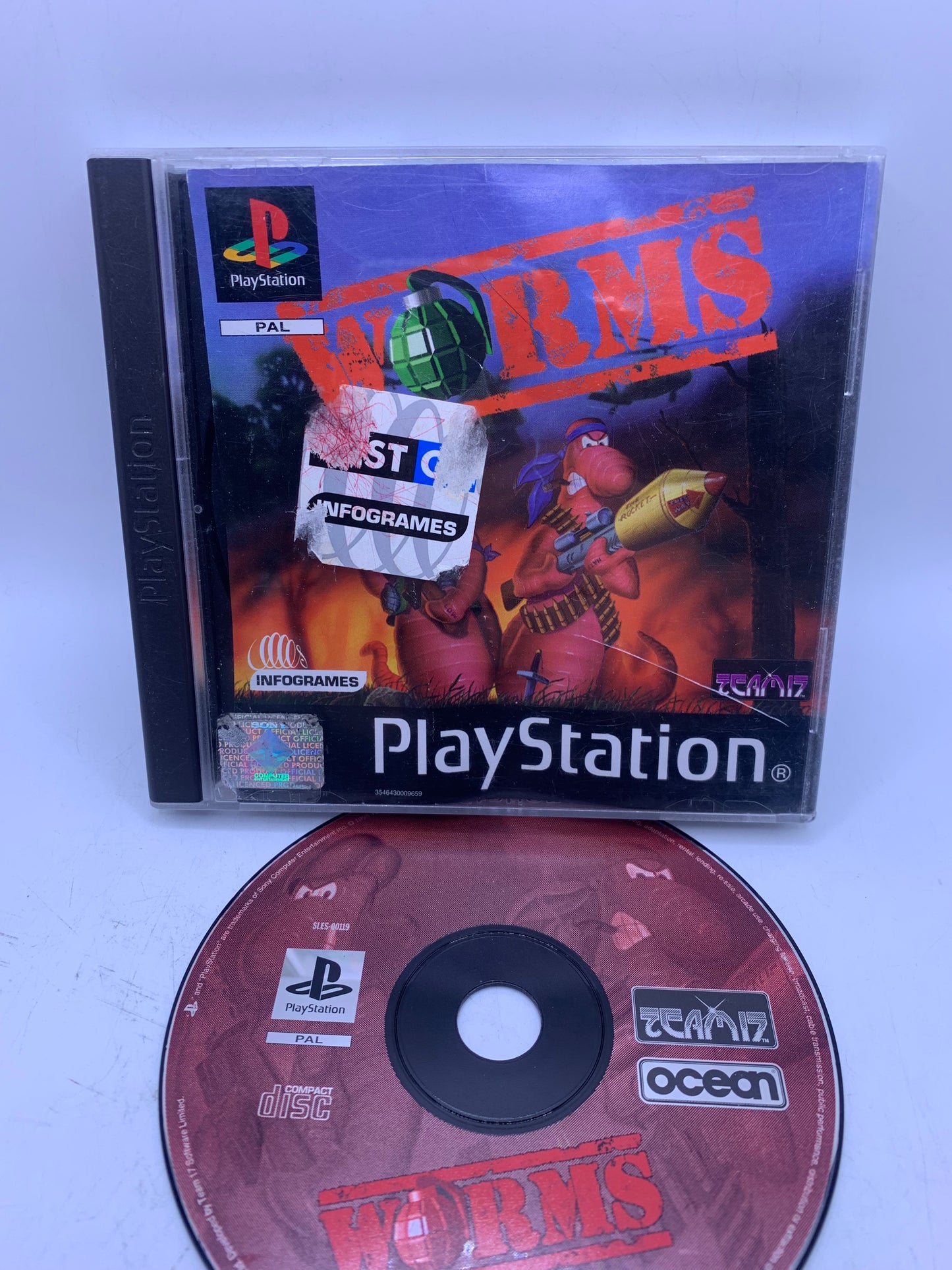 Worms (Case kapot, geen handleiding) - Playstation