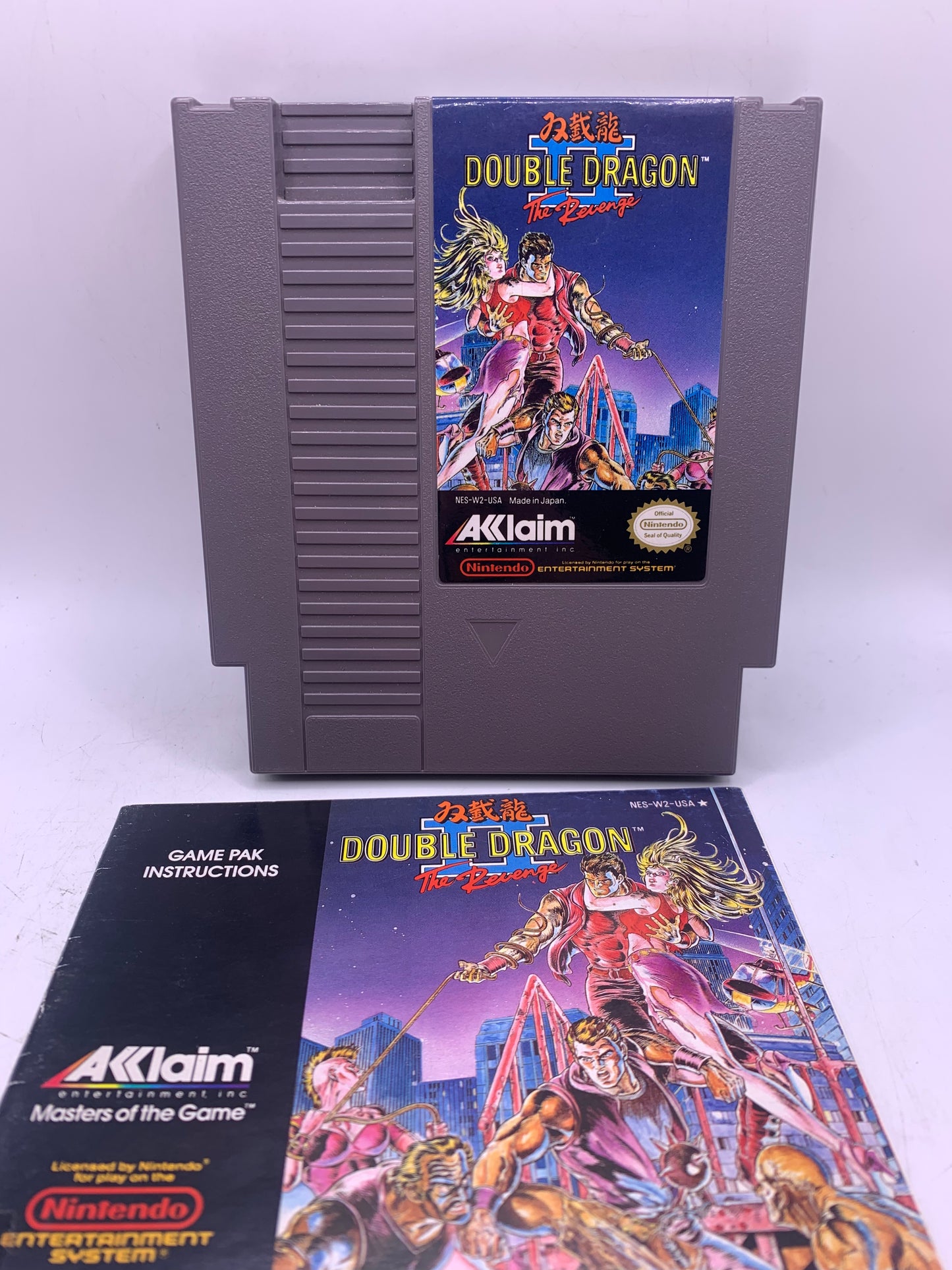 Double Dragon II: The Revenge (USA, met handleiding) - NES