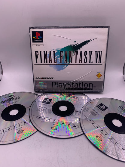 Final Fantasy VII (Platinum, geen handleiding, barts in case, met demo disc) - Playstation