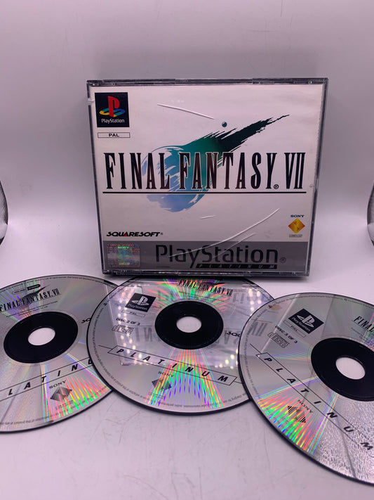 Final Fantasy VII (Platinum, geen handleiding, barts in case, met demo disc) - Playstation