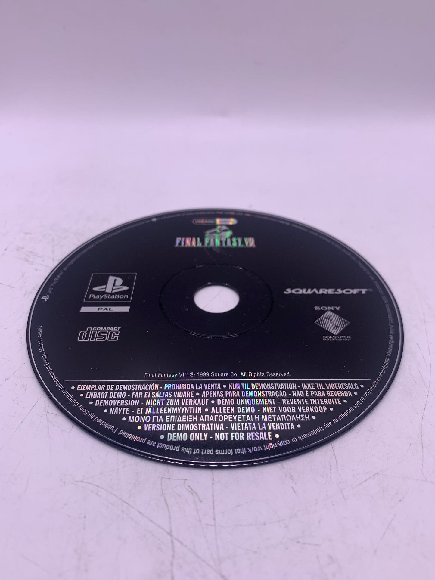Final Fantasy VII (Platinum, geen handleiding, barts in case, met demo disc) - Playstation