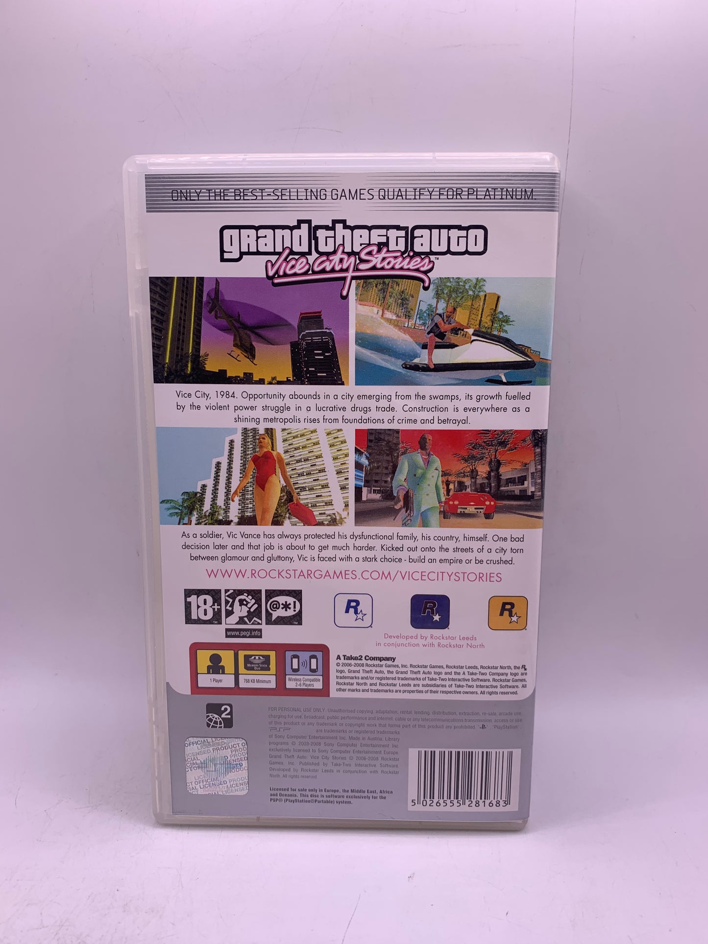 Grand Theft Auto: Vice City Stories (Platinum) – PSP