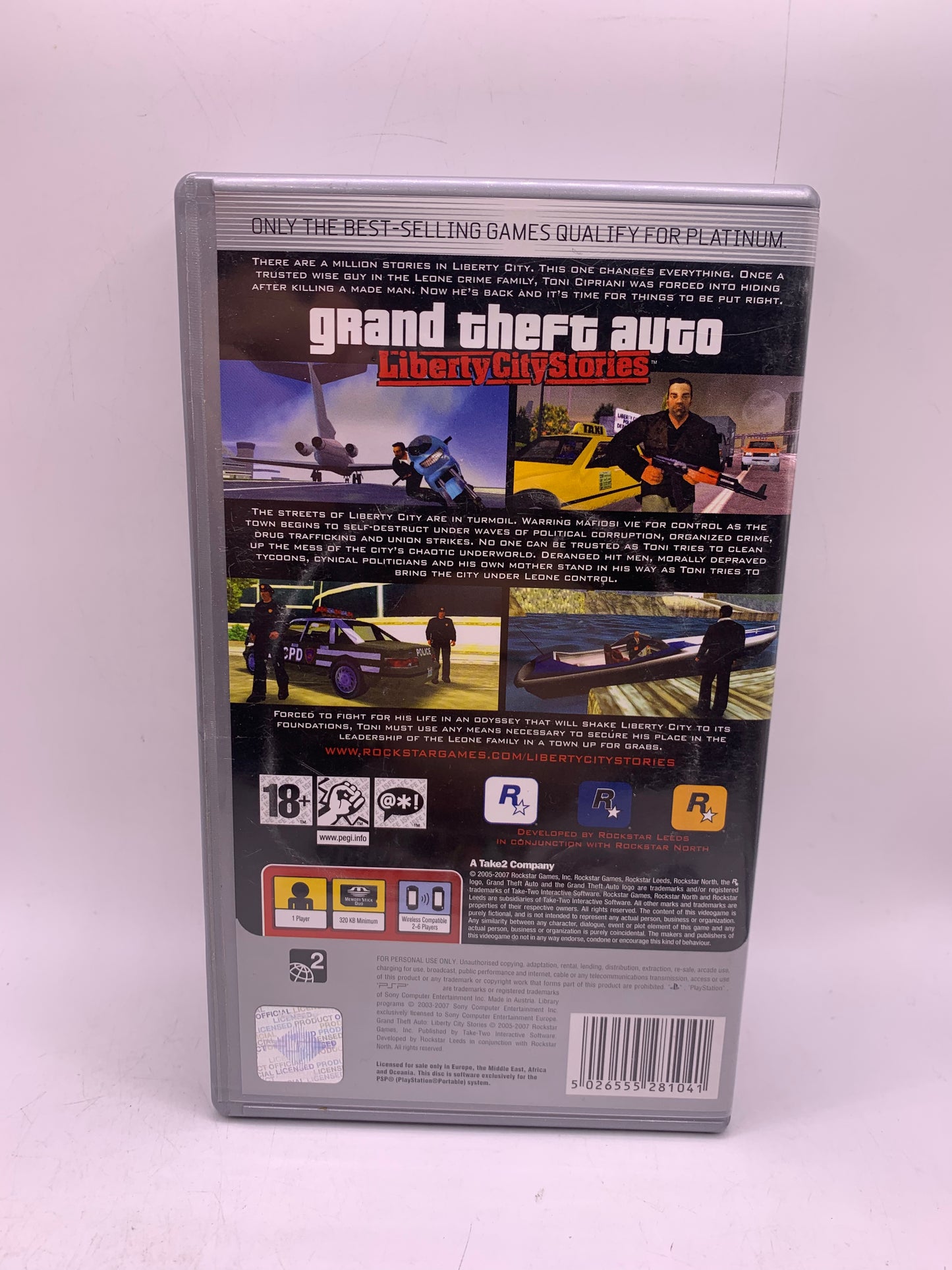 Grand Theft Auto: Liberty City Stories (Platinum) - PSP