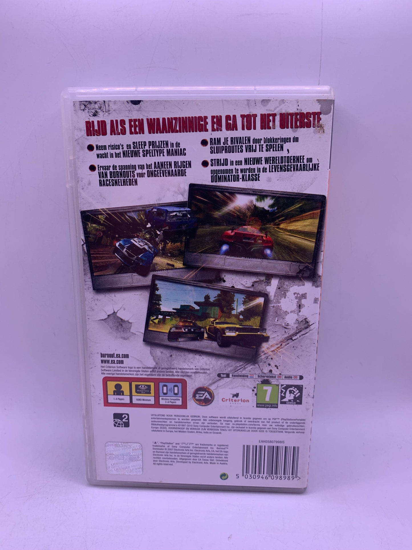Burnout Dominator (Essentials) – PSP