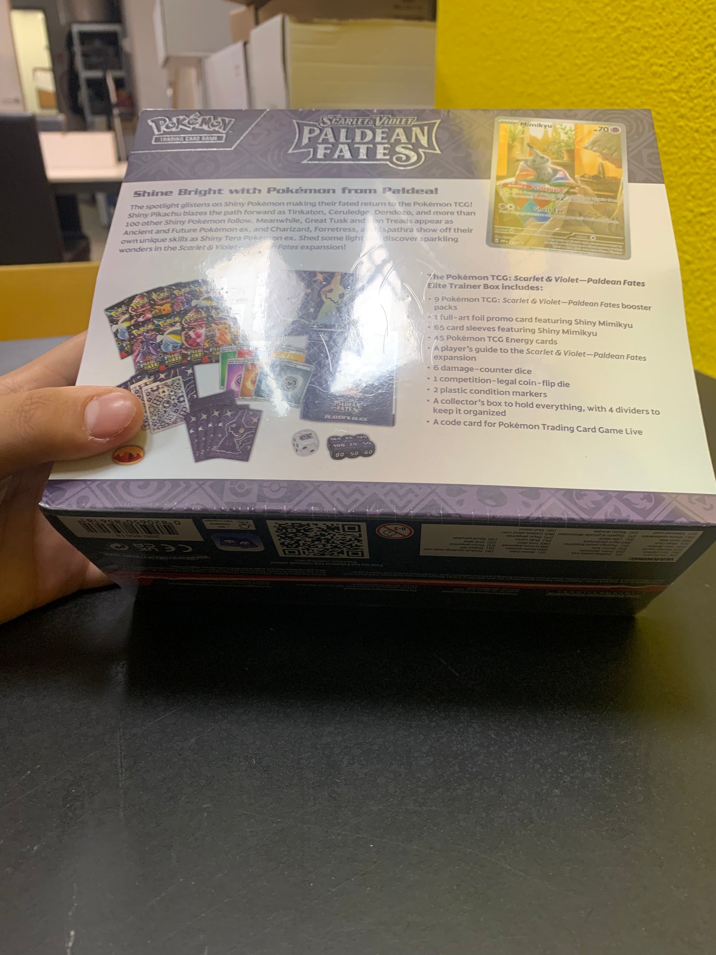 Paldeadn Fates Elite Trainer Box (STICKER OP SEAL) - Pokémon Engels