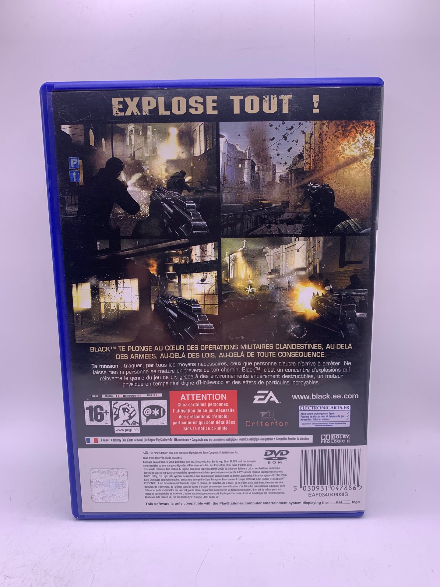 Black (FR) - PlayStation 2