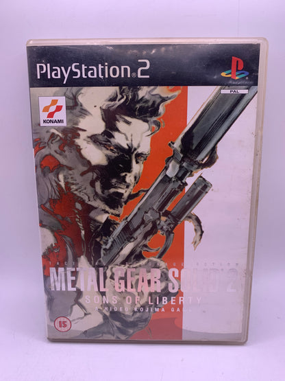 Metal Gear Solid 2: Sons of Liberty (Case slecht) – PlayStation 2