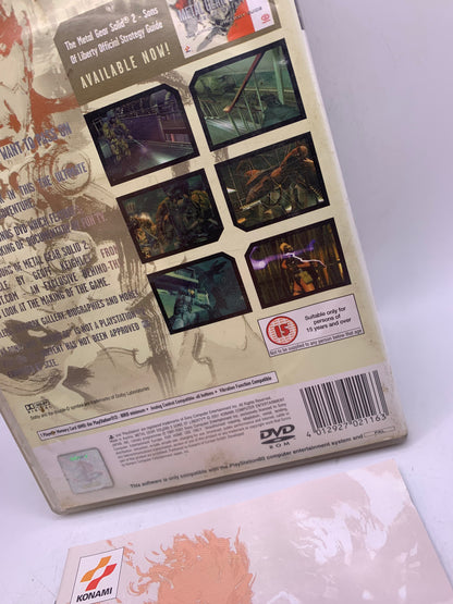 Metal Gear Solid 2: Sons of Liberty (Case slecht) – PlayStation 2