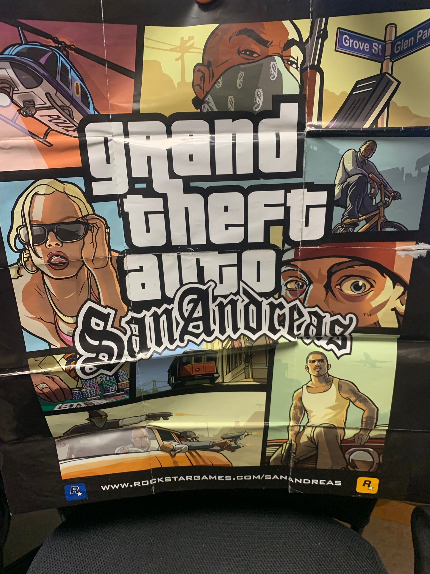 Grand Theft Auto: San Andreas (Met poster) – PlayStation 2