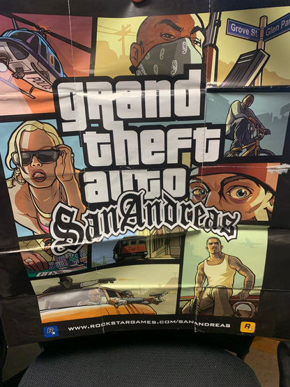 Grand Theft Auto: San Andreas (Met poster) – PlayStation 2