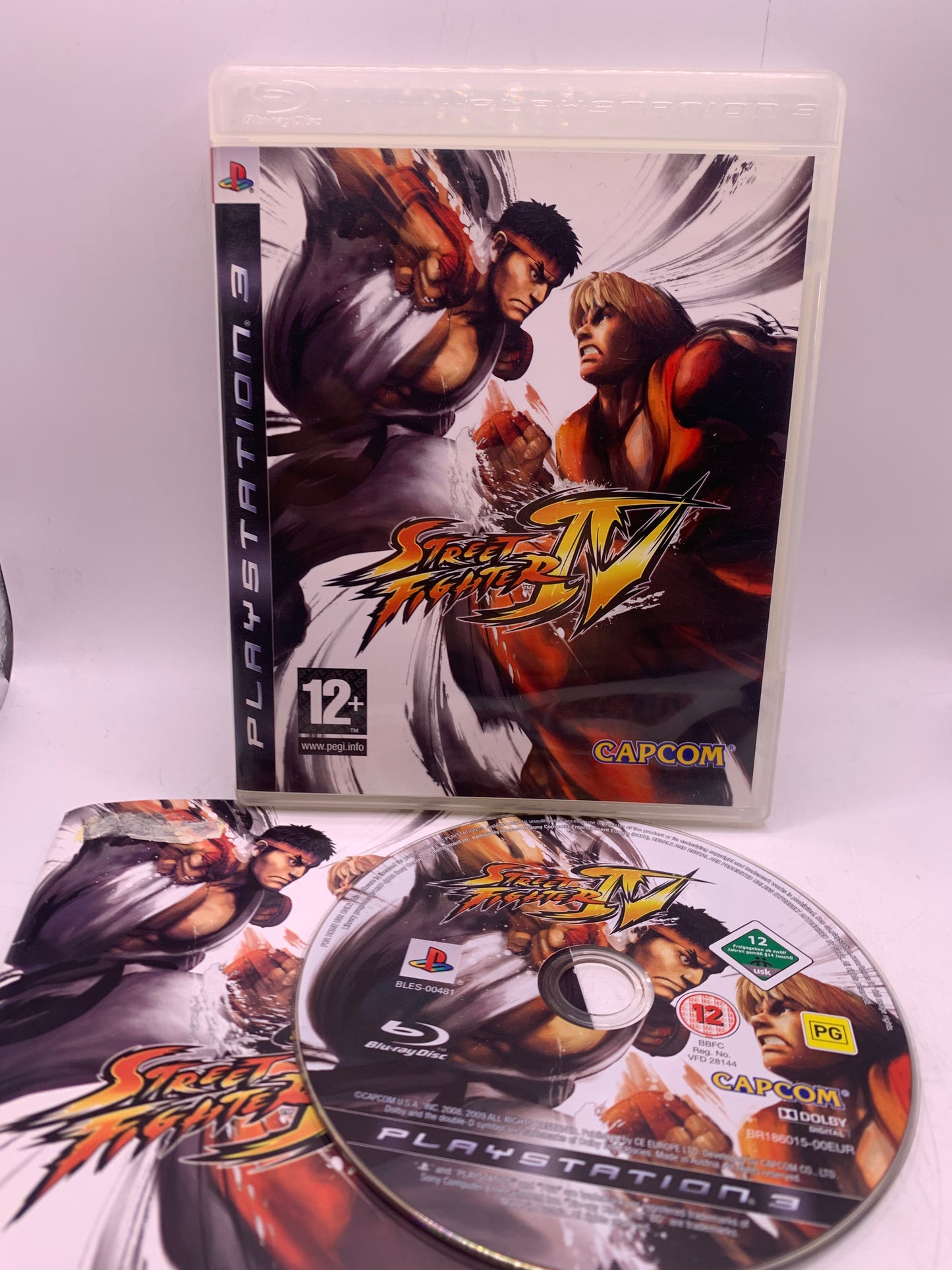 Street Fighter IV (Stickertje handleiding) – PlayStation 3