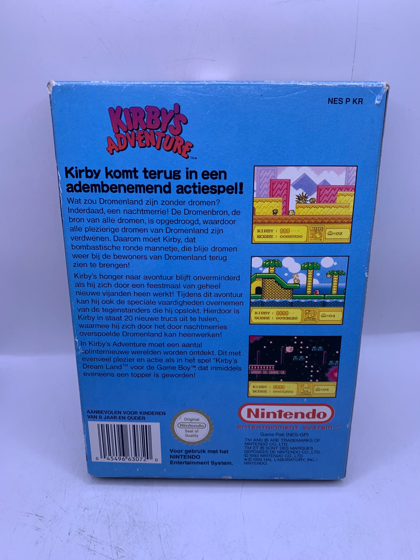 Kirby's Adventure (CIB, licht beschadigd) - NES
