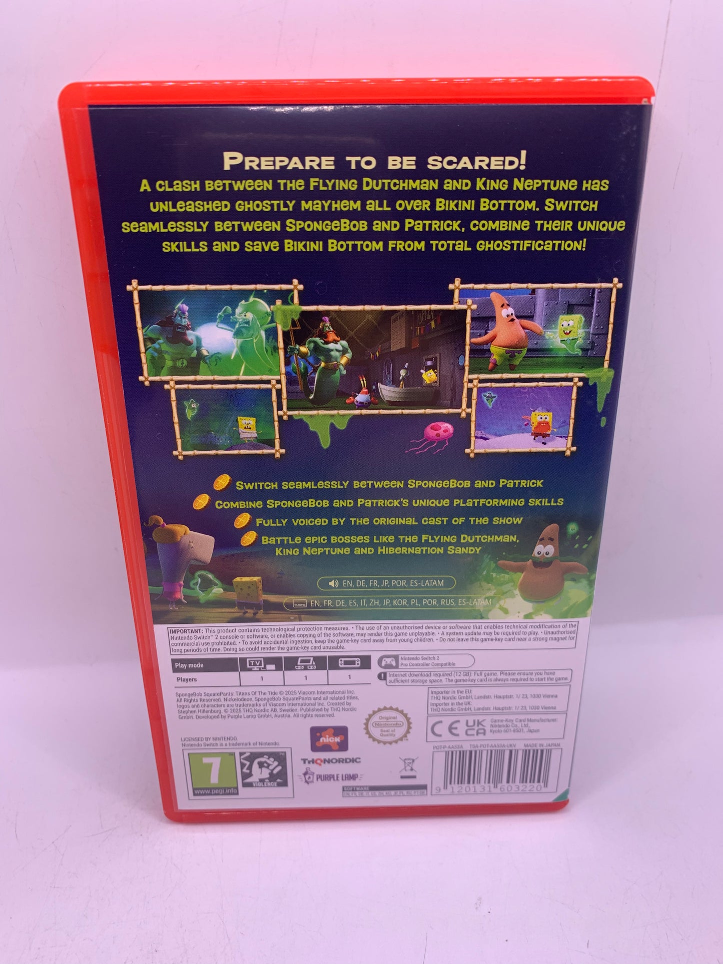 SpongeBob SquarePants: Titans of the Tide (Game keycard) – Nintendo Switch