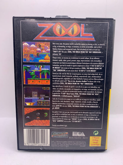 Zool (Lichte sticker restanten) - Sega Mega Drive