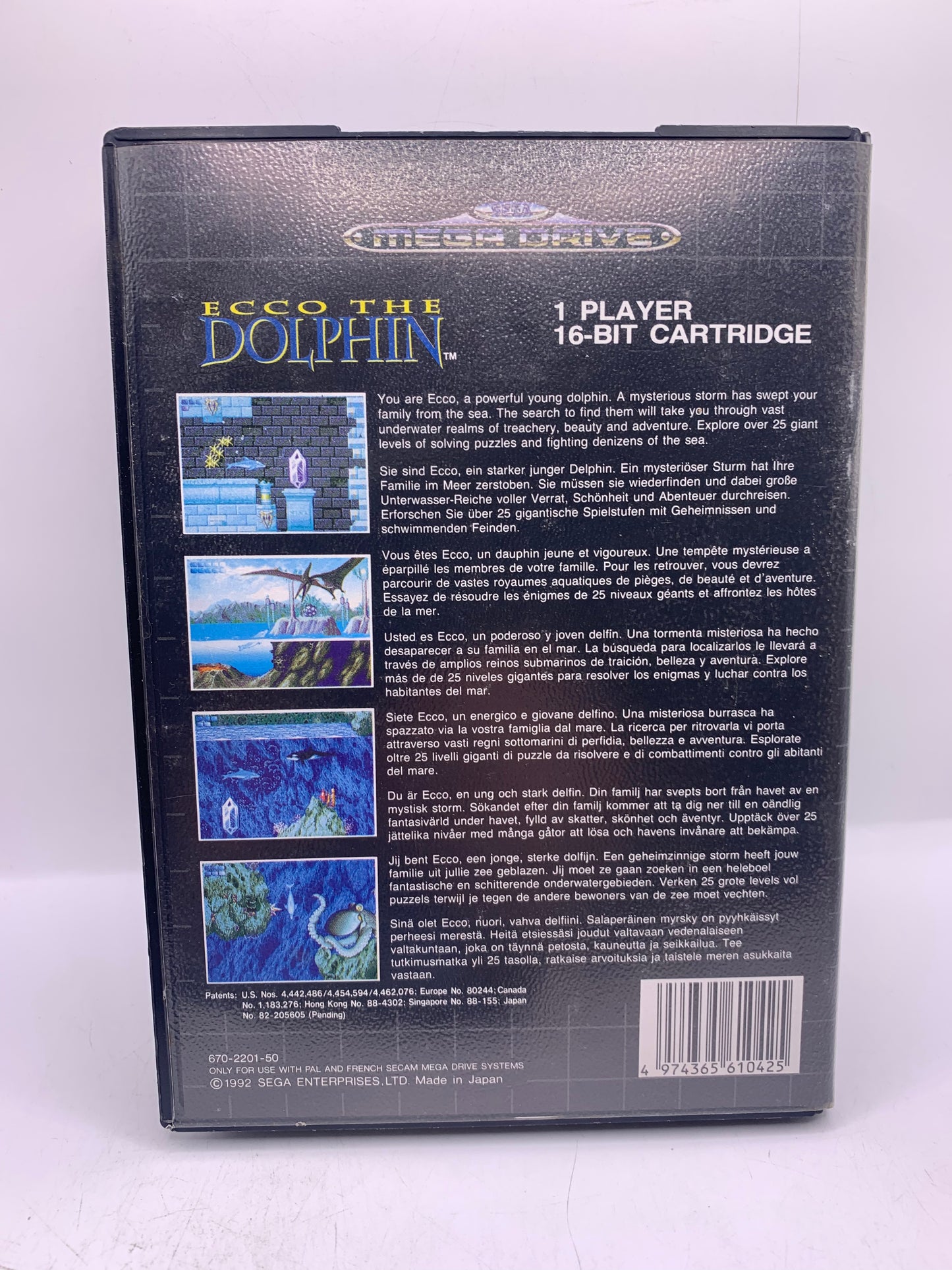 Ecco the Dolphin - Sega Mega Drive