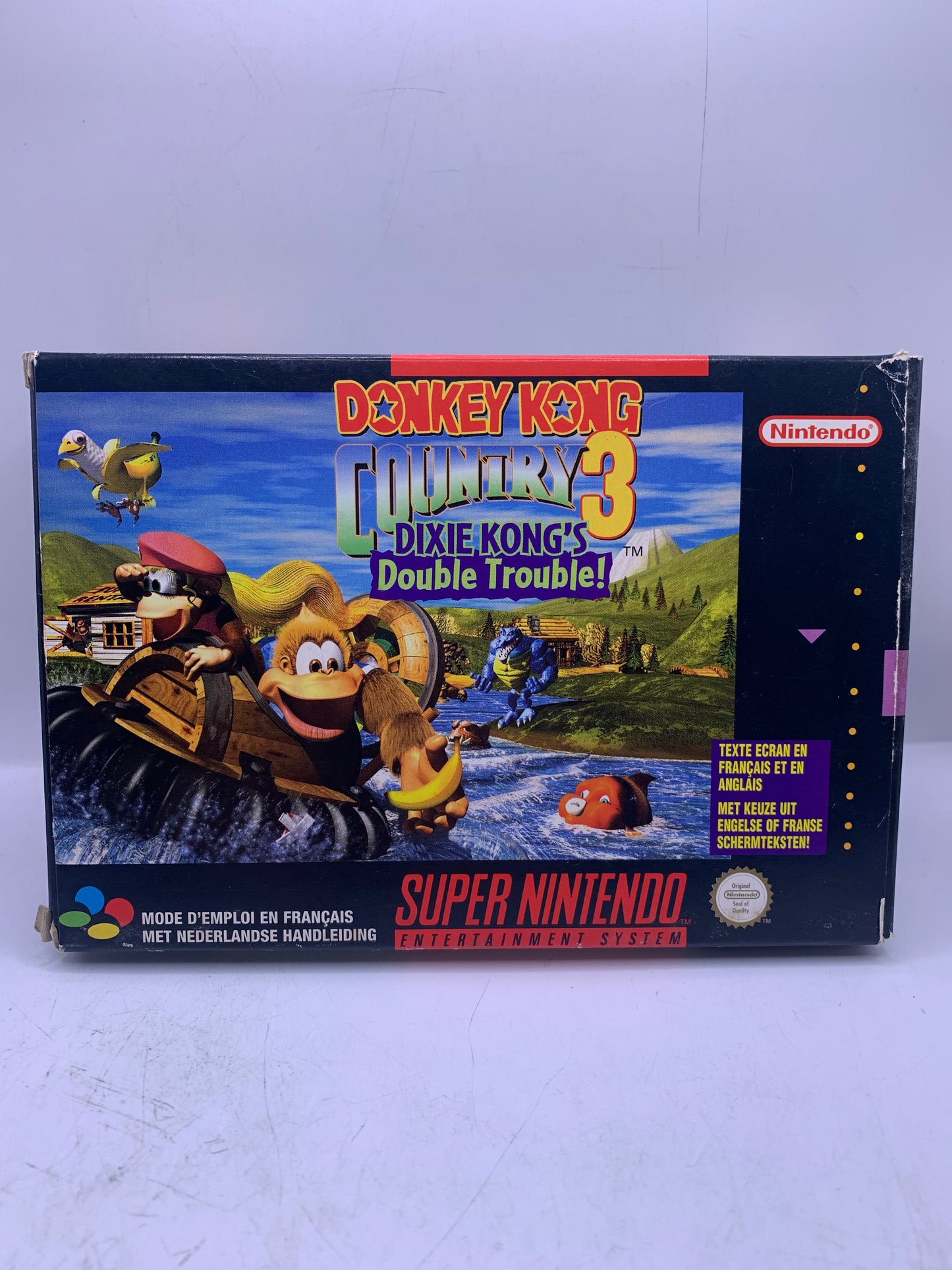 Donkey Kong Country 3: Dixie Kong's Double Trouble! (CIB, handleiding beschadigd) - SNES