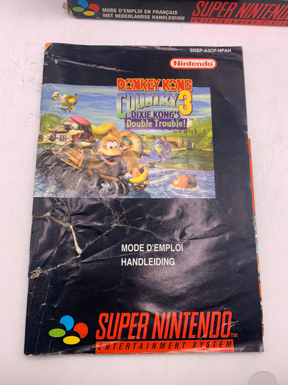 Donkey Kong Country 3: Dixie Kong's Double Trouble! (CIB, handleiding beschadigd) - SNES