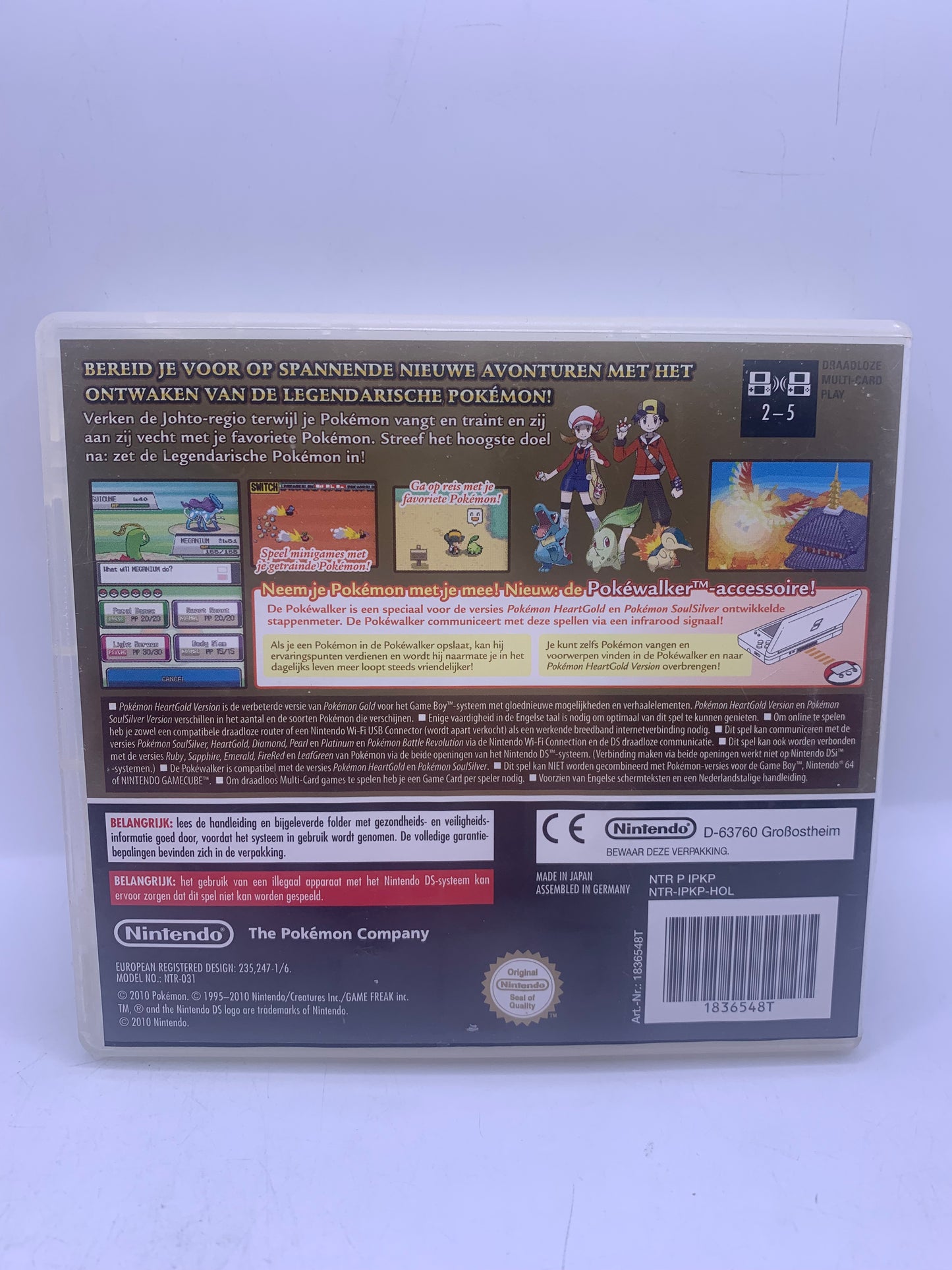Pokémon HeartGold Version (Geen handleiding) – Nintendo DS