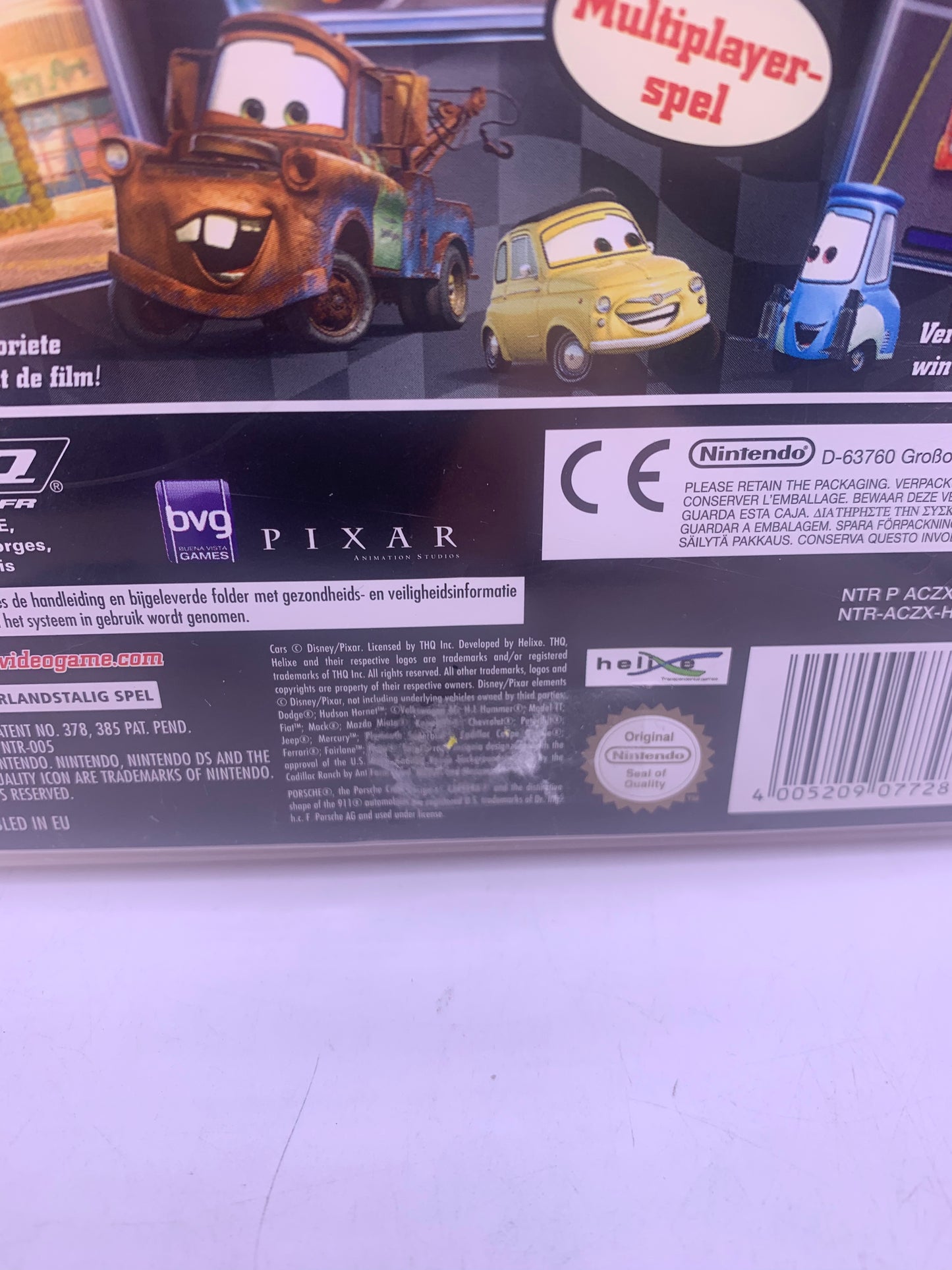 Cars (Geen handleiding, sticker achterkant) – Nintendo DS