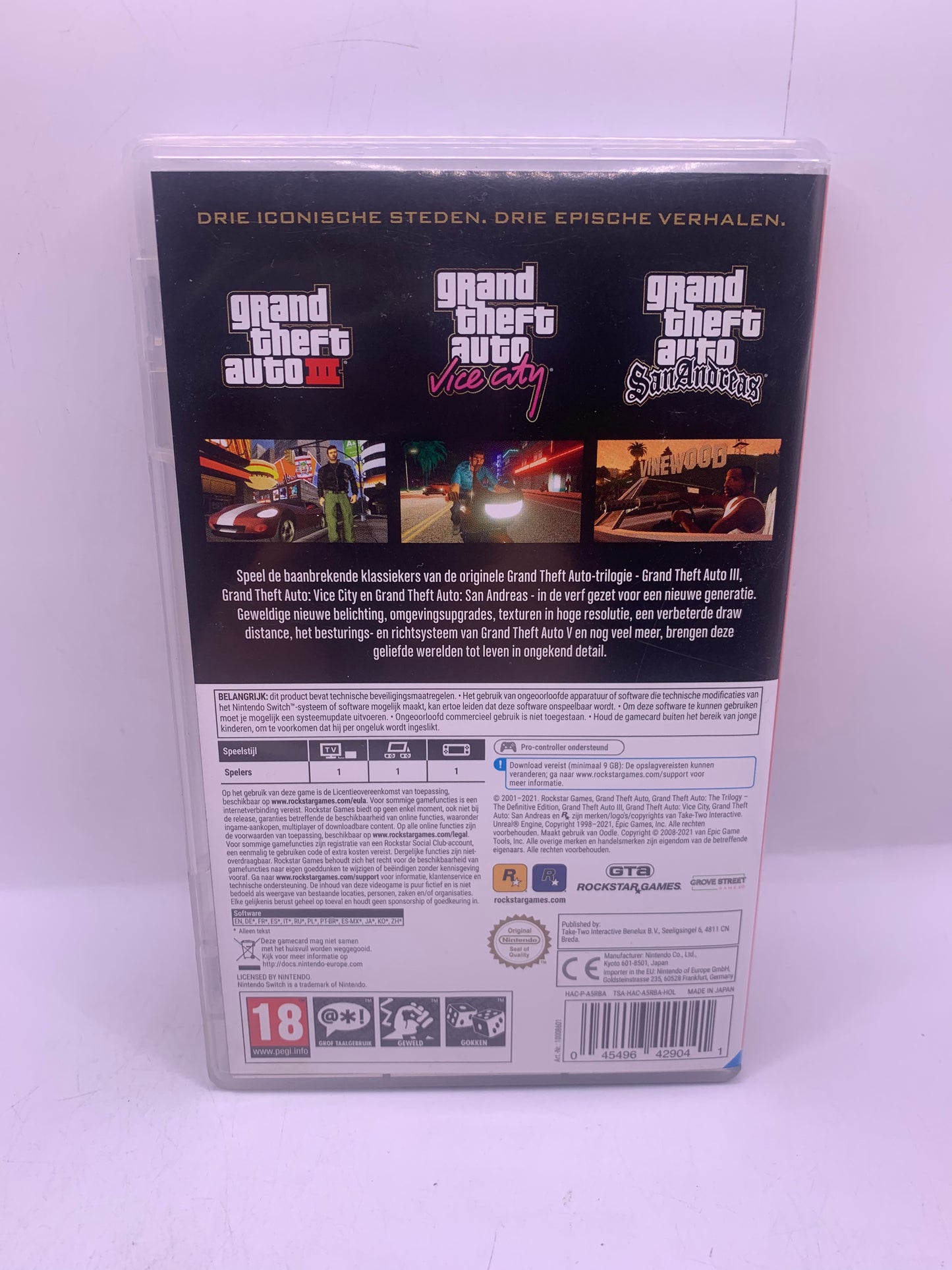 Grand Theft Auto: The Trilogy – The Definitive Edition - Nintendo Switch