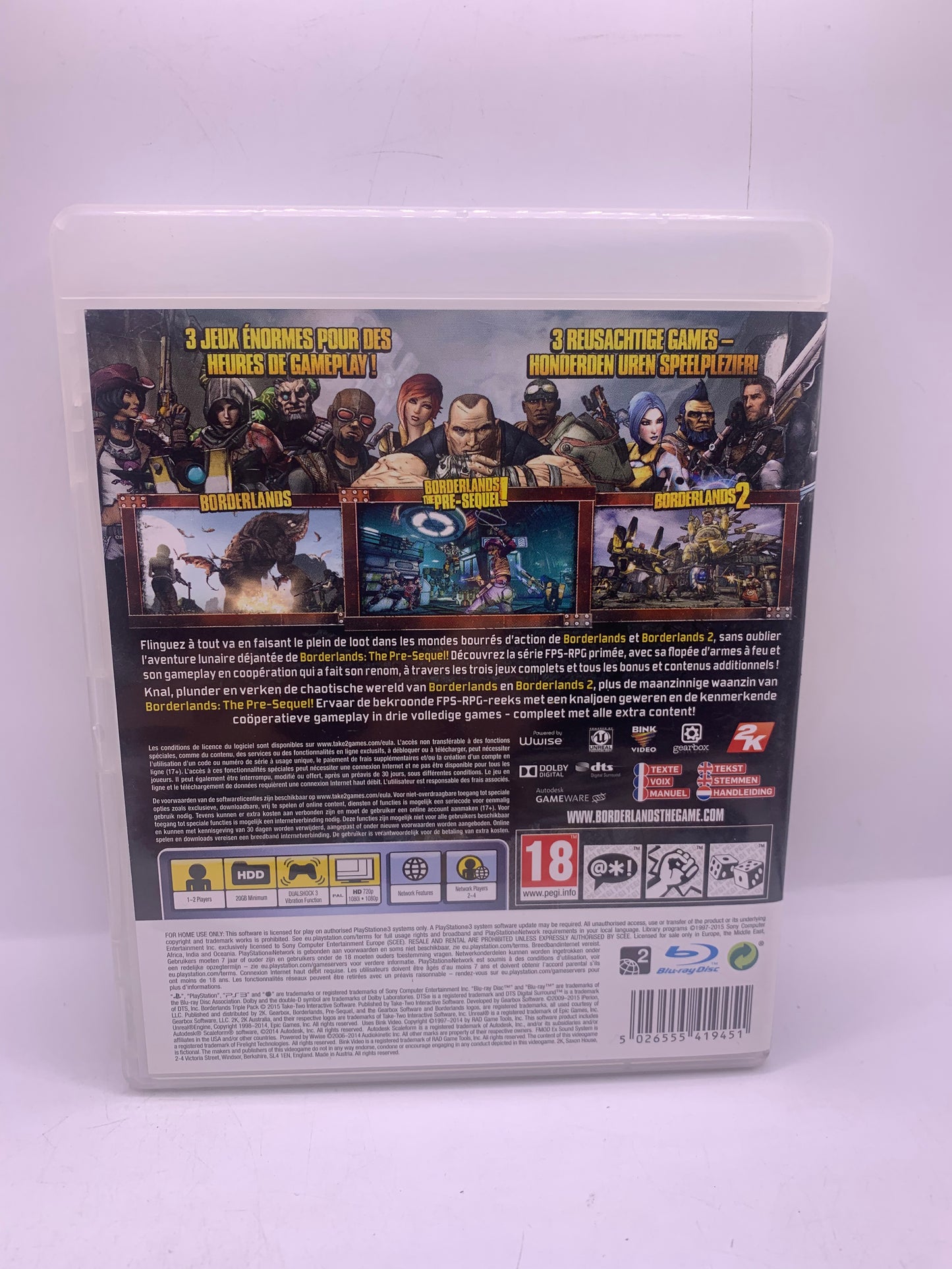 Borderlands Triple Pack - PlayStation 3