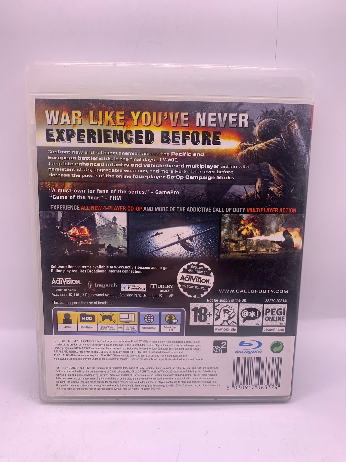 Call of Duty: World at War - PlayStation 3