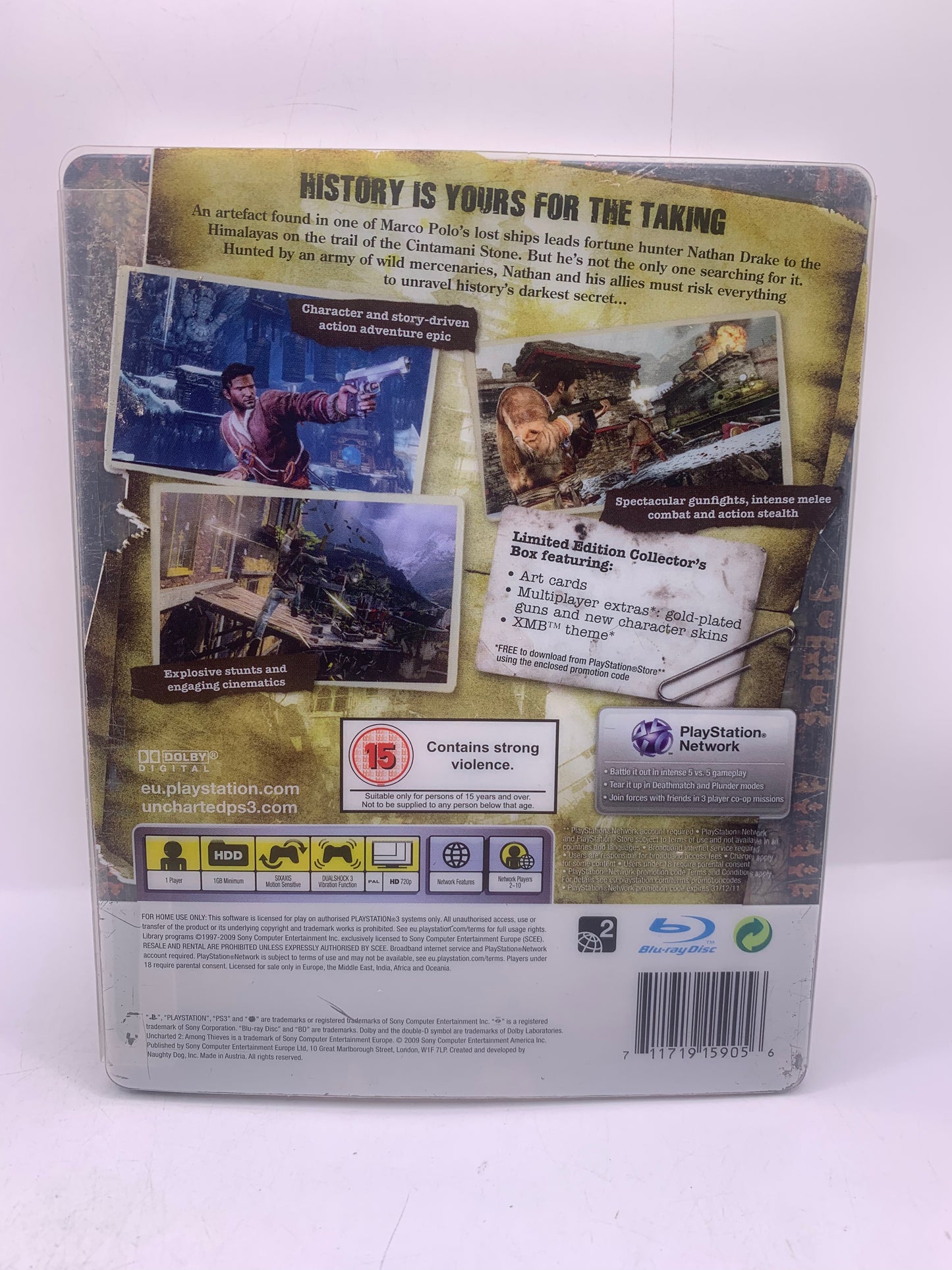 Uncharted 2: Among Thieves (Limited Edition Collector's Box) – PlayStation 3